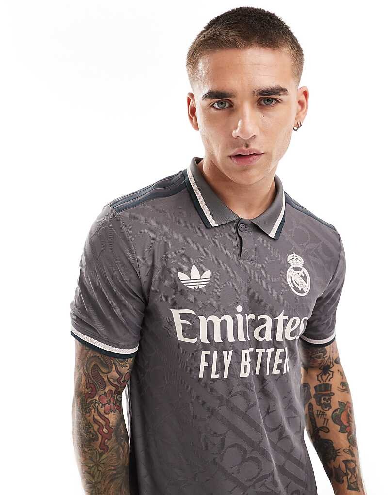 

adidas Football – Real Madrid 24/25 – Третья футболка коричневого цвета