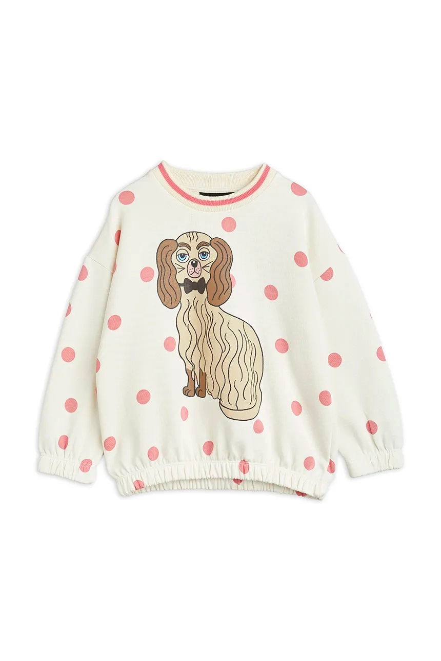 

Хлопковая толстовка Dashing Dog для мальчика/девочки Mini Rodini, белый