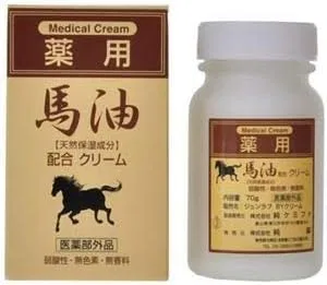 Набор Jyunyaku — Дневной крем Pure Pharmaceutical Horseoil Blend Cream, 70 г, набор 4 шт