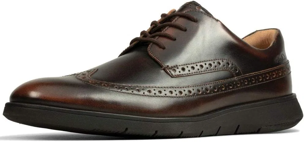 Мужские дерби Clarks Helston Limit, Brown Dark Tan Lea