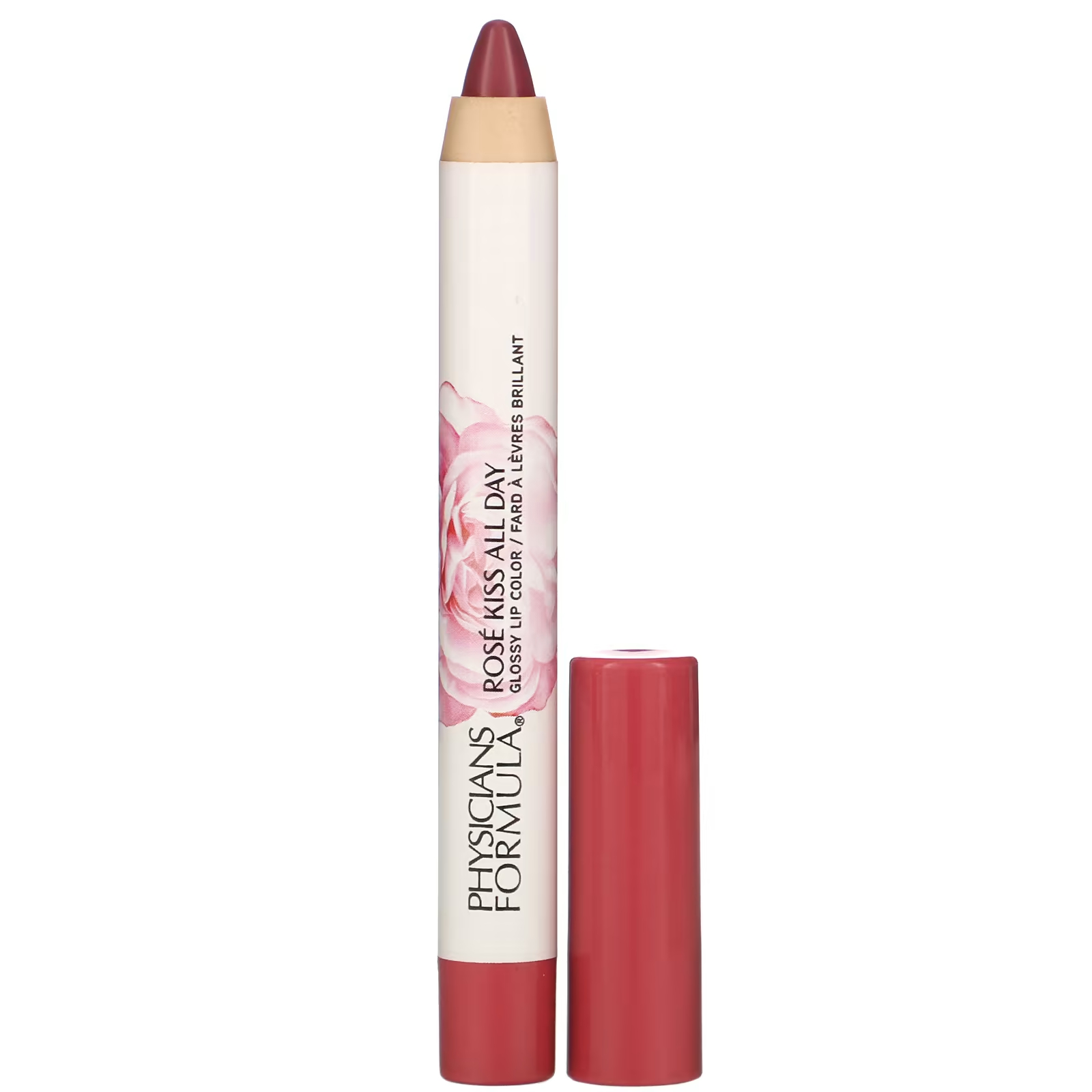 

Physicians Formula Rosé Kiss All Day Glossy Lip Color 1711506 Румянец лиловый, 0,15 унции (4,3 г)