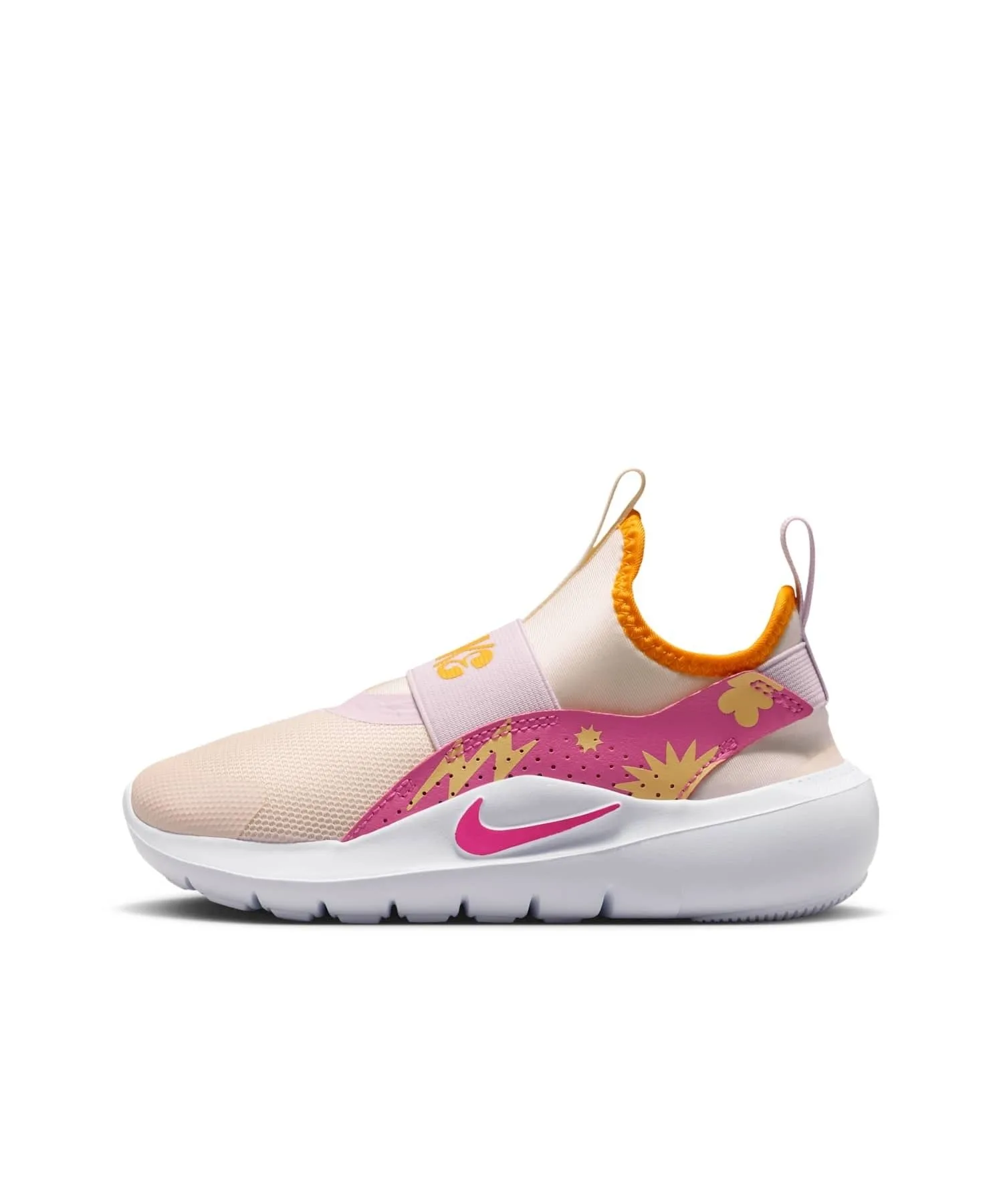 Детские кроссовки с гибкой подошвой Nike Flex Runner 4 SE белые