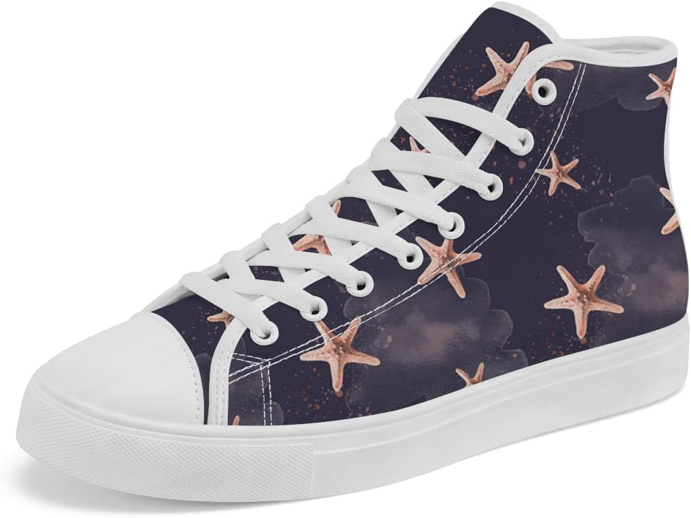 

Кеды Chebing Starfish высокие на шнуровке, повседневные сандалии, высокие кеды из холста для мужчин и женщин, пурпурный