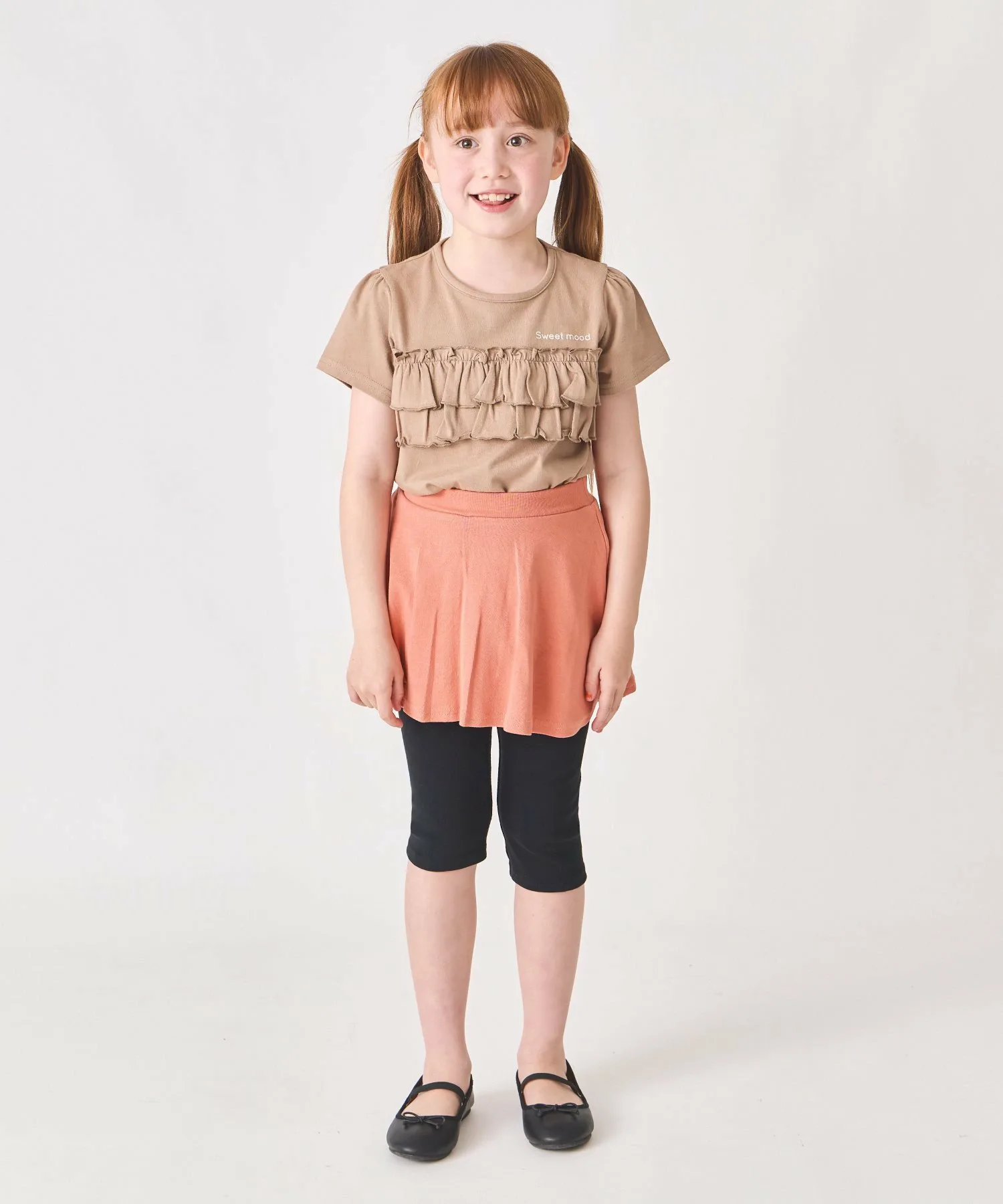 Юбка юбки из эластичного материала шириной 6 дюймов Ever Closet, Orange Pink x Black — фото 2