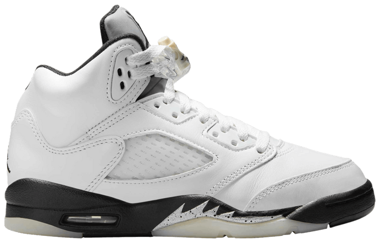 

Кроссовки Air Jordan 5 Retro GS 'White Black', белый