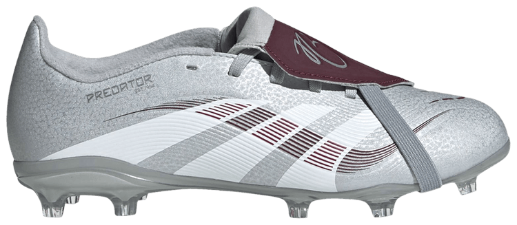 

Кроссовки adidas Jude Bellingham x Predator 24 League Foldover Tongue FG MG K 'Chrome Dream', серебряный