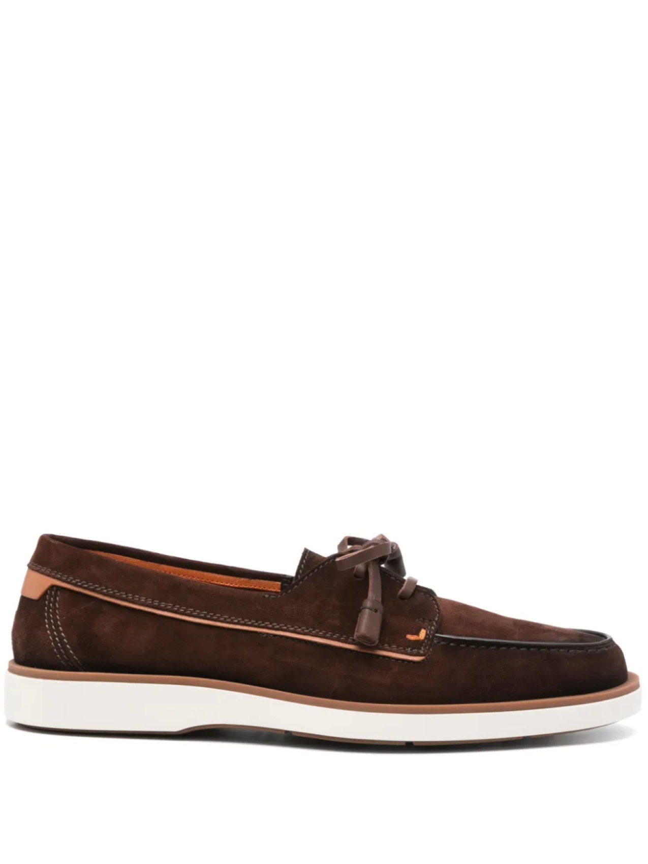 

Замшевые туфли Santoni, коричневый