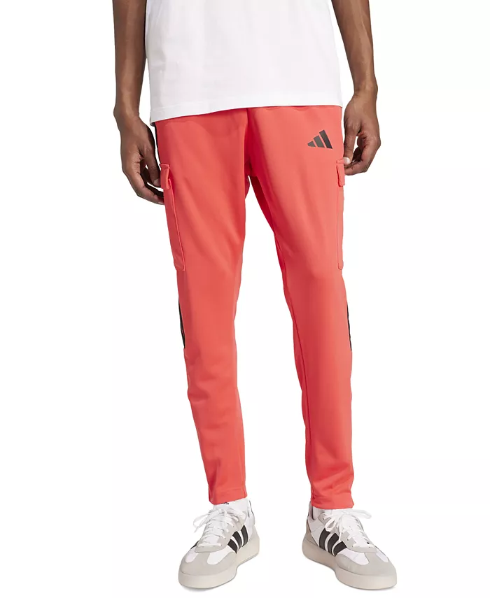 

Мужские карго-брюки Tiro с тремя полосками adidas, красный