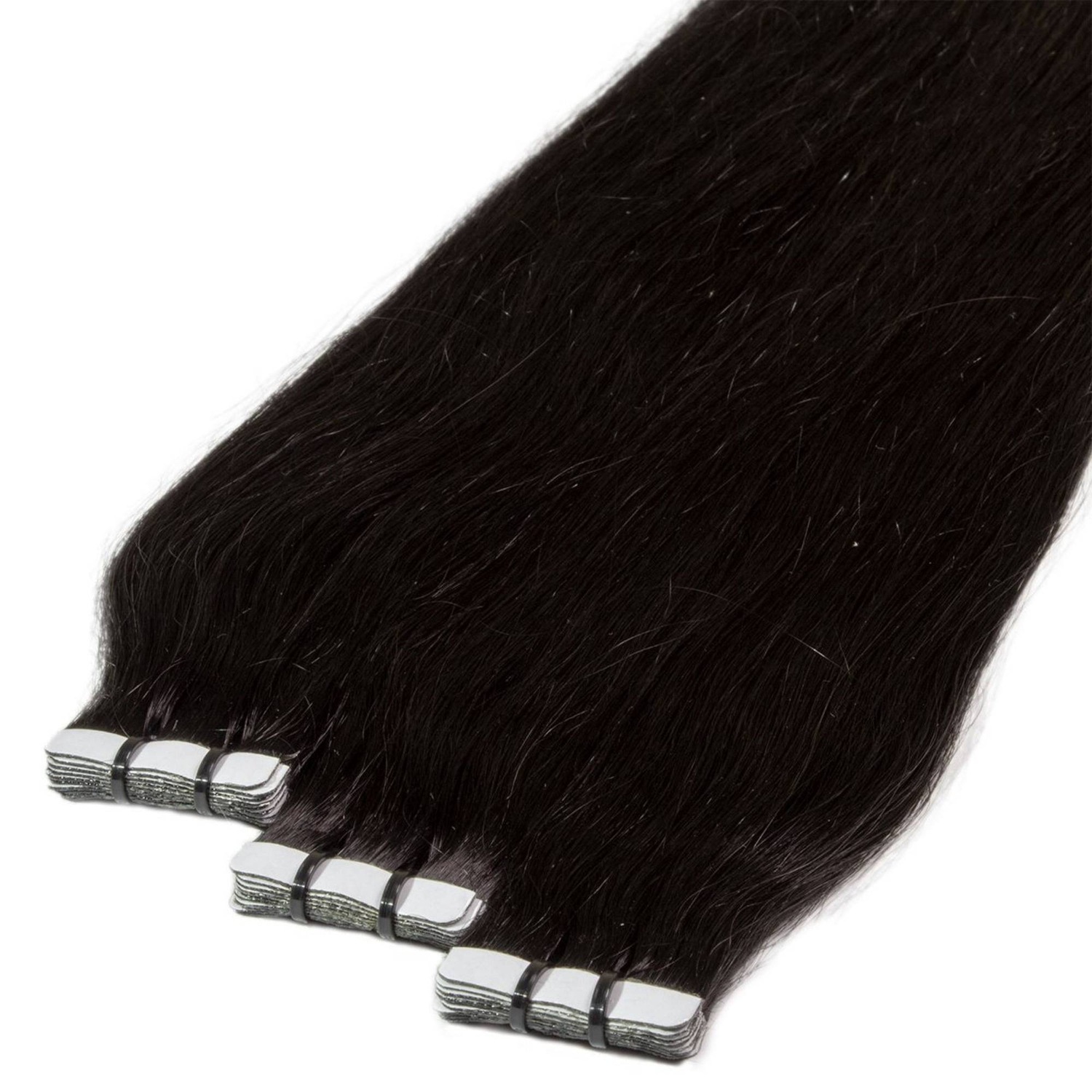 

Накладные волосы tape extensions premium echthaar #4/0 dunkelbraun Hair2Heart, 40cm, количество 1 шт.