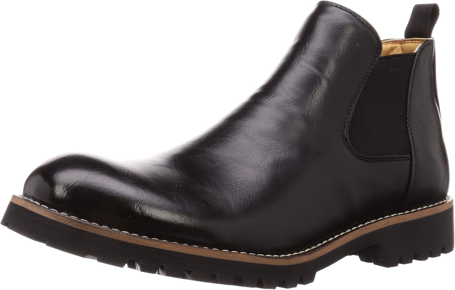 

Мужские ботинки с боковой вставкой AAA+ для красивого силуэта при ношении / 2353 Слипоны Челси, черный