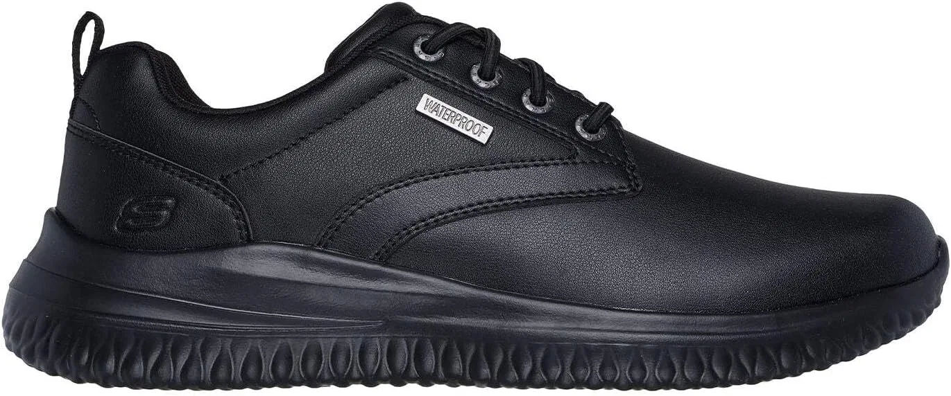 Мужские кроссовки Skechers USA Herren Delson 3.0 Glavine Skechers USA Men's, Black (Black Leather)
