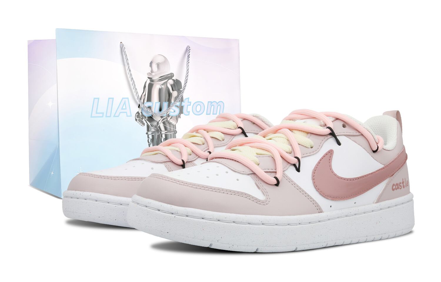 

Кроссовки Nike Court Borough Skateboard Shoes Women's Low-Top Purple