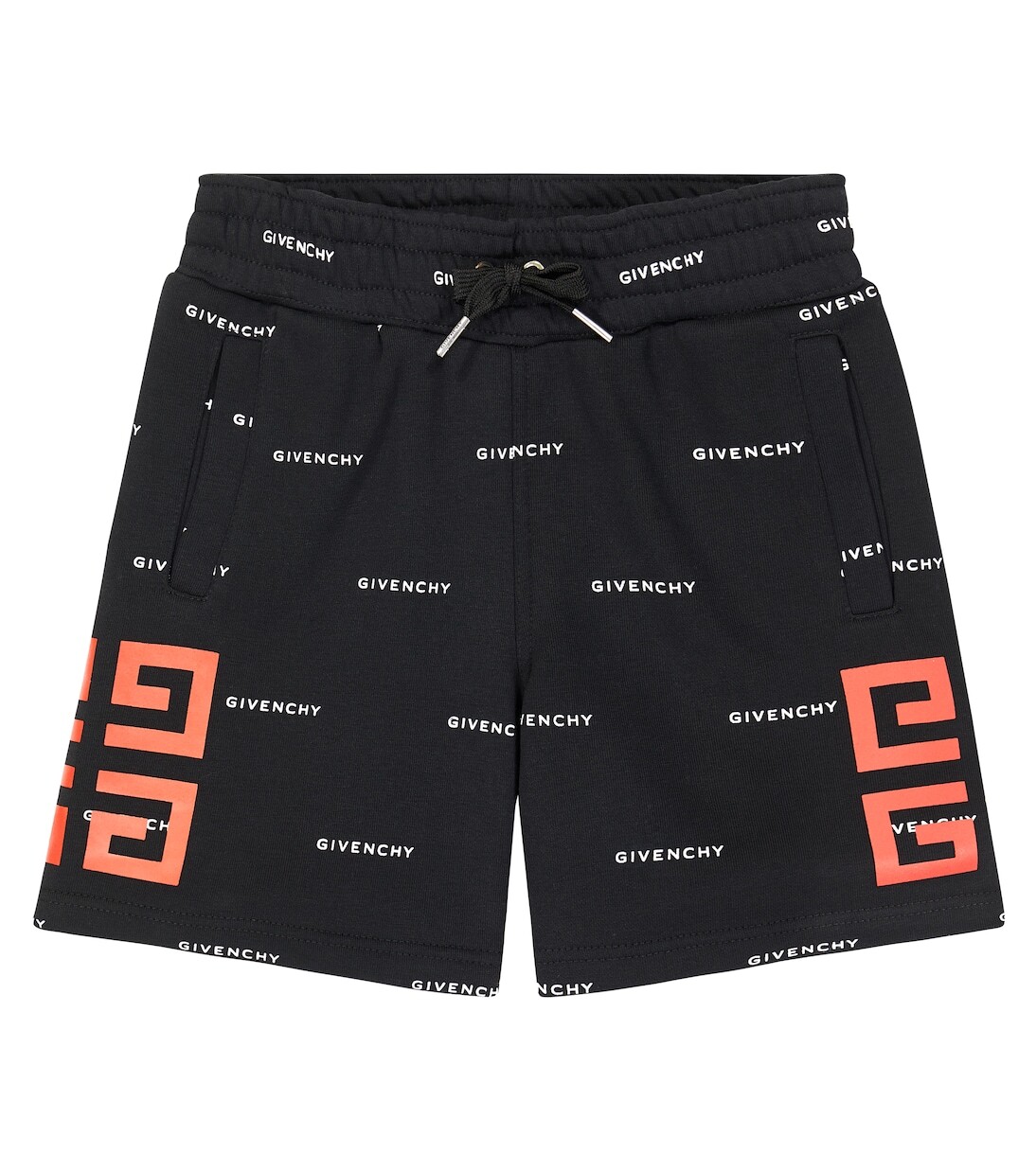 

Шорты из хлопкового джерси с логотипом Givenchy, черный