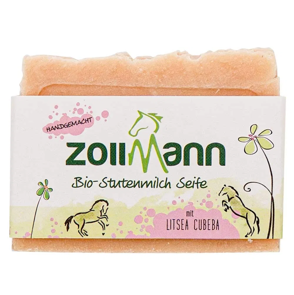 Органическое мыло с кобыльим молоком и литсеей кубеба, 3 x 100 г Zollmann Stutenmilch