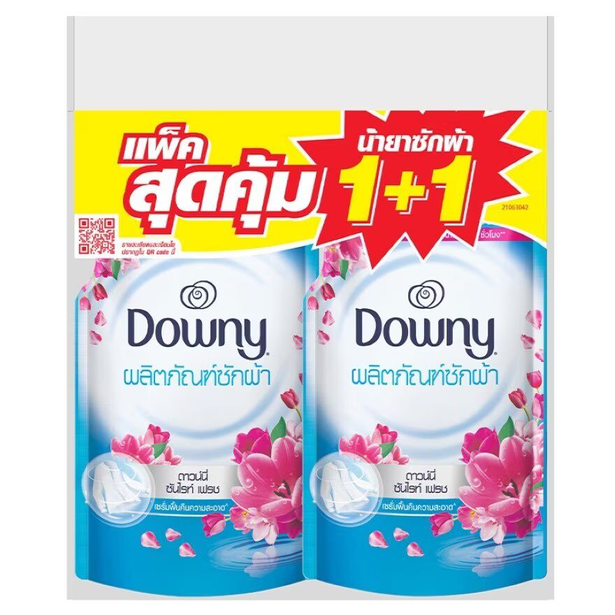 

Downy Жидкий концентрат моющего средства Sunrise Fresh Clean, сменный блок, 460 мл, упаковка 2, Blue