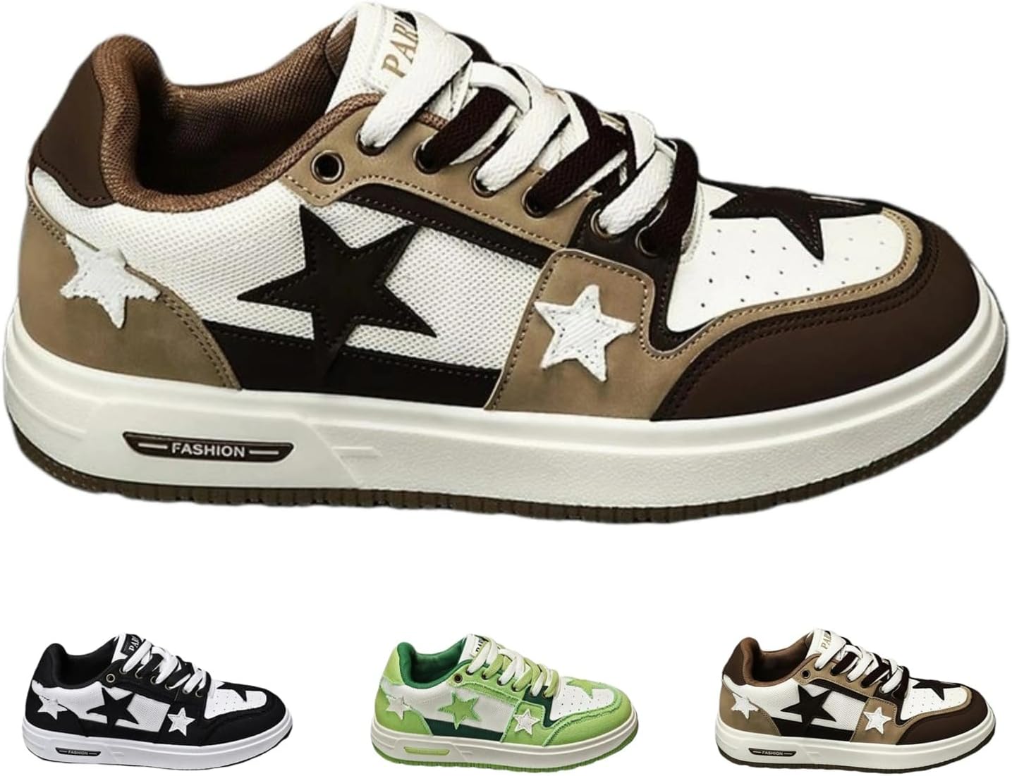 

Мужские кроссовки Fashion Star с массивной подошвой, нескользящие, удобные, уличный стиль, повседневные спортивные обувь для прогулок Macefil, коричневый