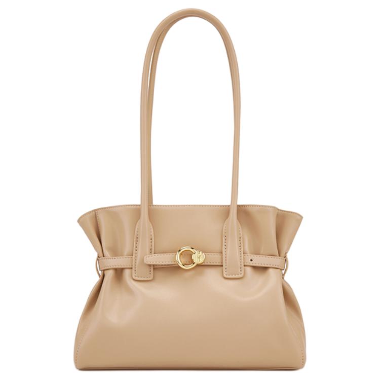 

ELLE Сумка через плечо из коровьей кожи для женщин, черная/пшеничная