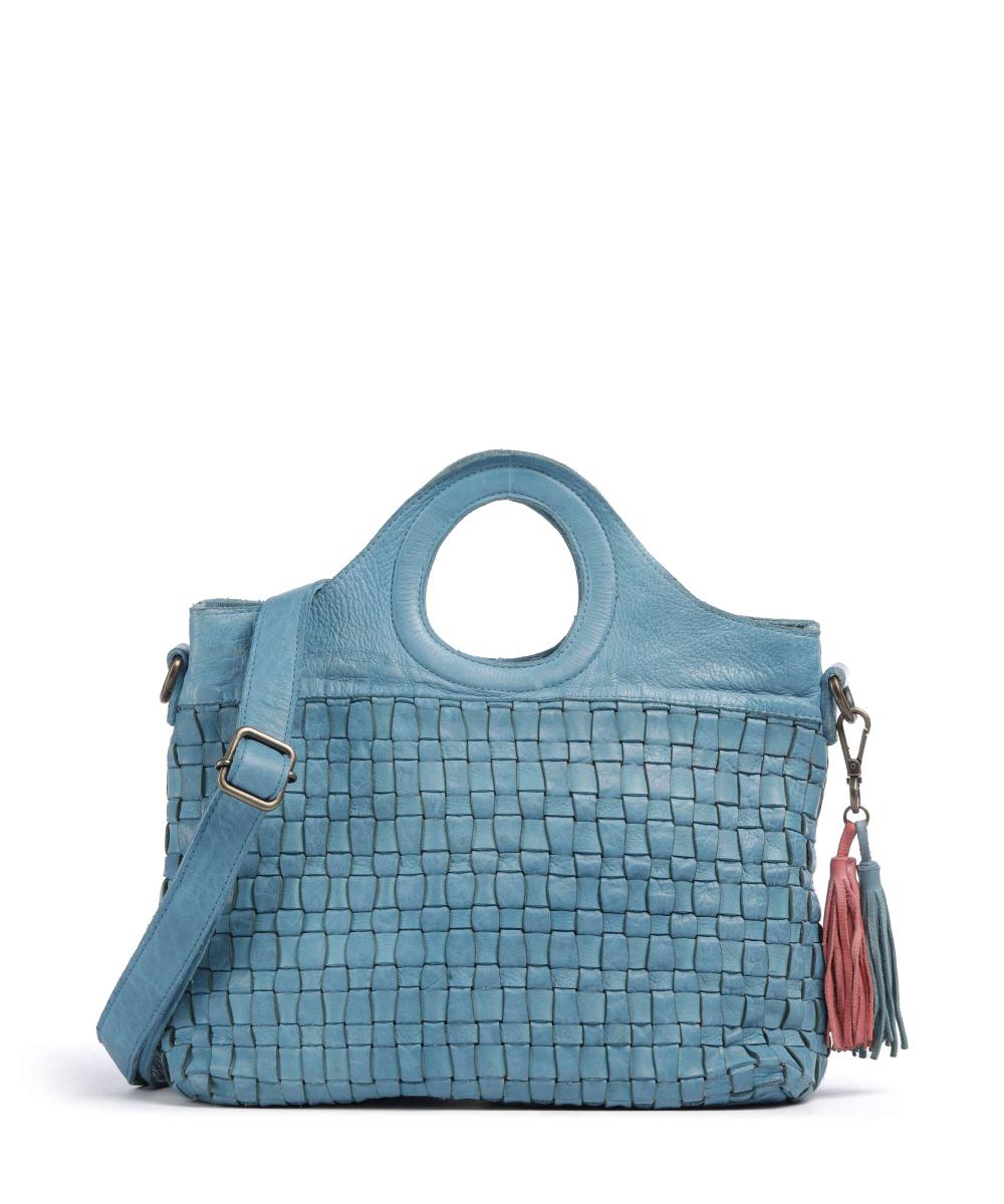 

Сумочка Venusweg 1 из зернистой коровьей кожи Taschendieb Wien, синий