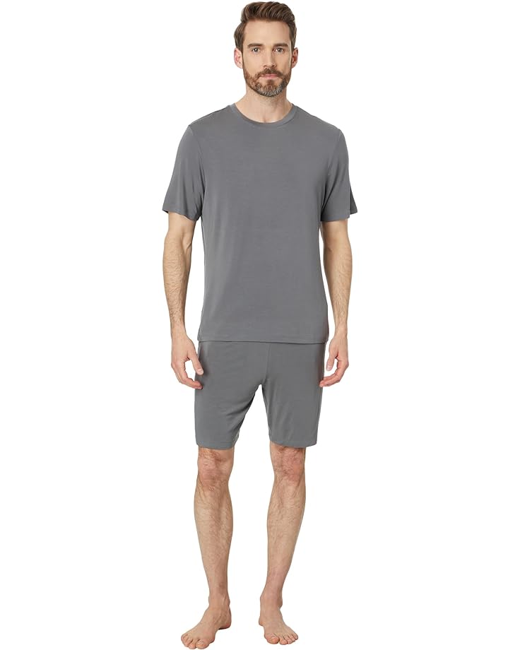 

Пижама Eberjey Henry Shorts, цвет Storm Gray