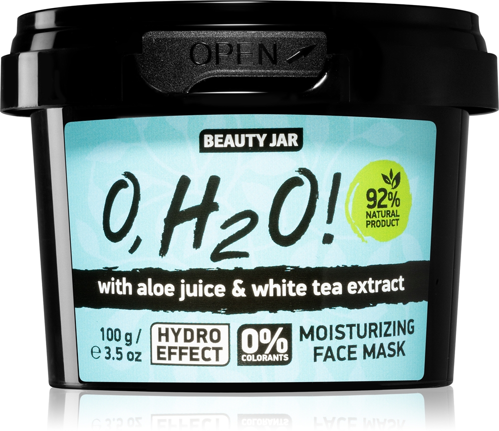 

О, h2o! Увлажняющая маска для лица с алоэ вера Beauty Jar, 120 гр