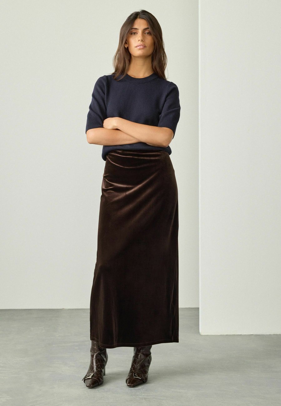 

Юбка Next PETITE FIT COLUMN, Chocolate Brown/Brown