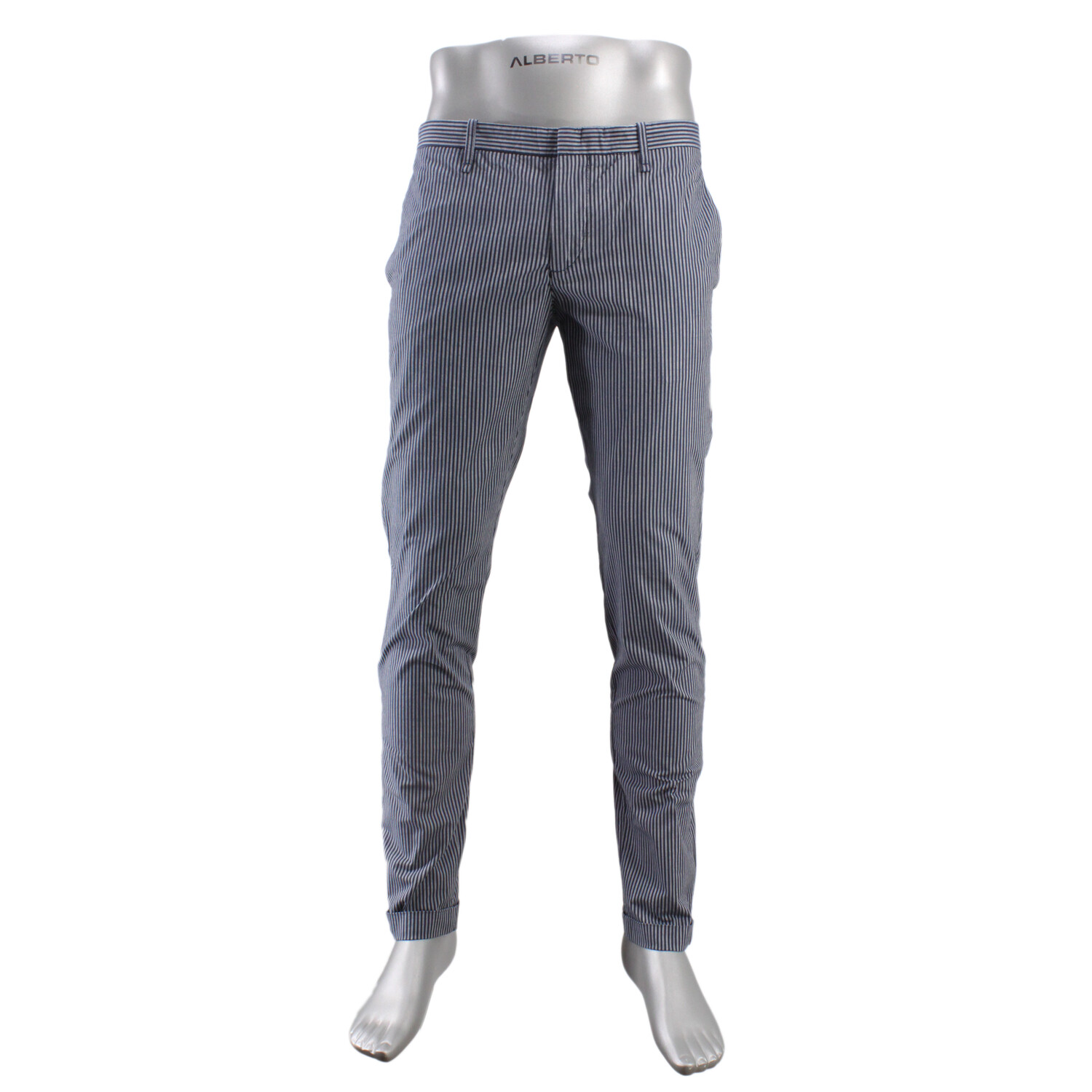 

Брюки чинос ALBERTO Stripes, цвет Dunkelblau gestreift