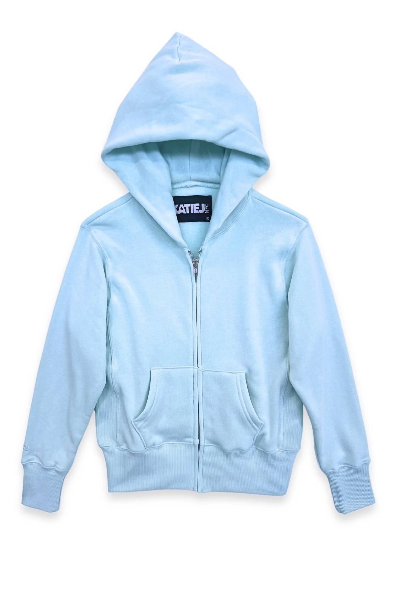 

KatieJnyc Детская толстовка Dylan Oversized на молнии, цвет «Ледниковый синий»