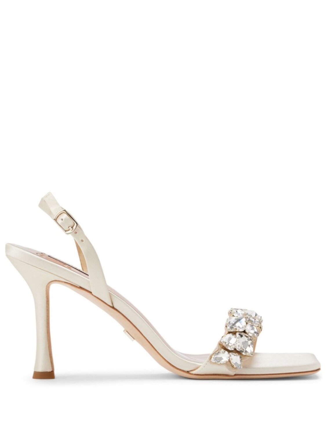 

Badgley Mischka босоножки Leanna 85 с кристаллами, нейтральный цвет