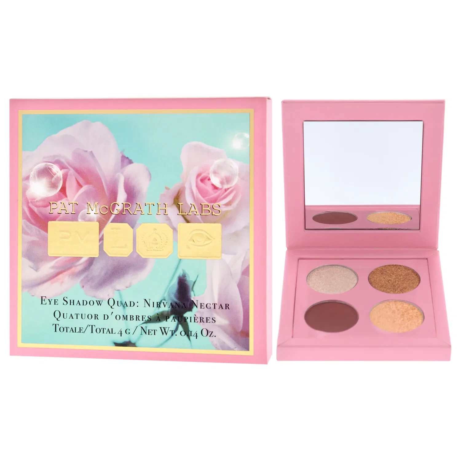 Палетка теней для век - Nirvana Nectar от Pat Mcgrath Labs для женщин - 0,14 унции (38 г) теней для век, мультиколор — фото 4