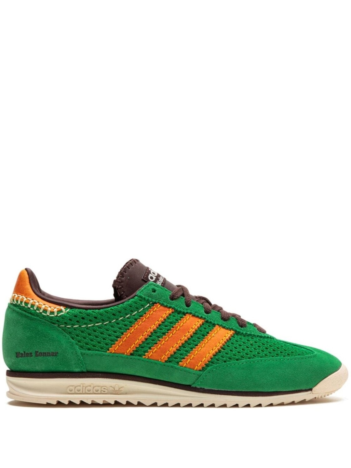 

adidas кроссовки SL72 из коллаборации с Wales Bonner, зеленый дубль