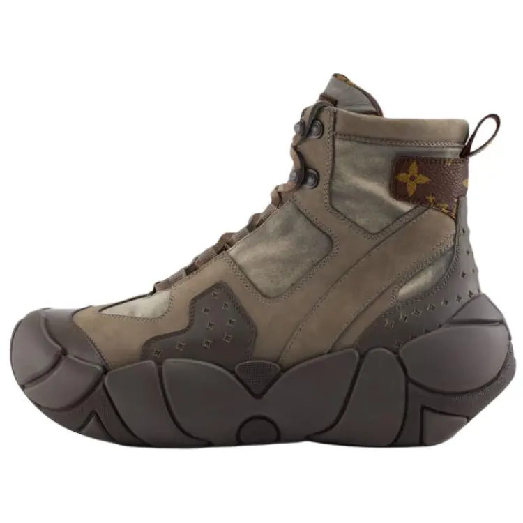 LOUIS VUITTON Ботильоны Bubble Ankle Boots женские коричневые