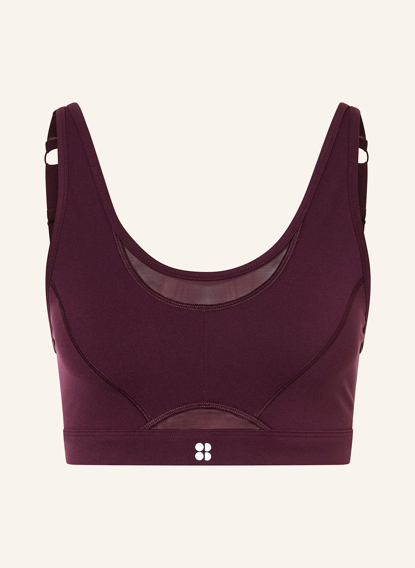 

Спортивный бюстгальтер power icon бег Sweaty Betty, фуксия