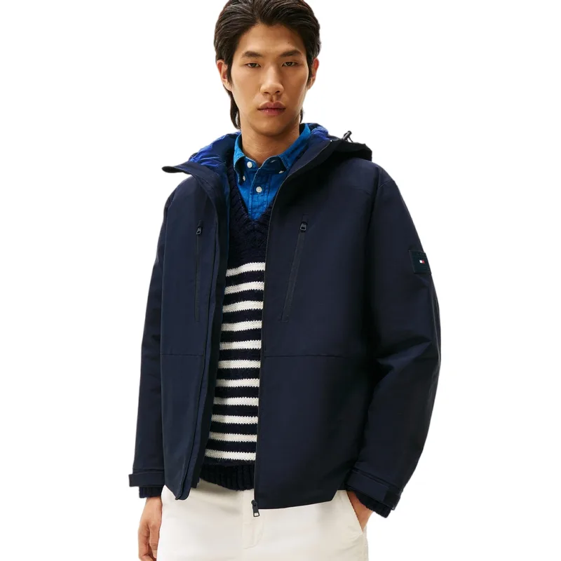 Мужская пуховая куртка Tommy Hilfiger, темно-синий/синий dw5