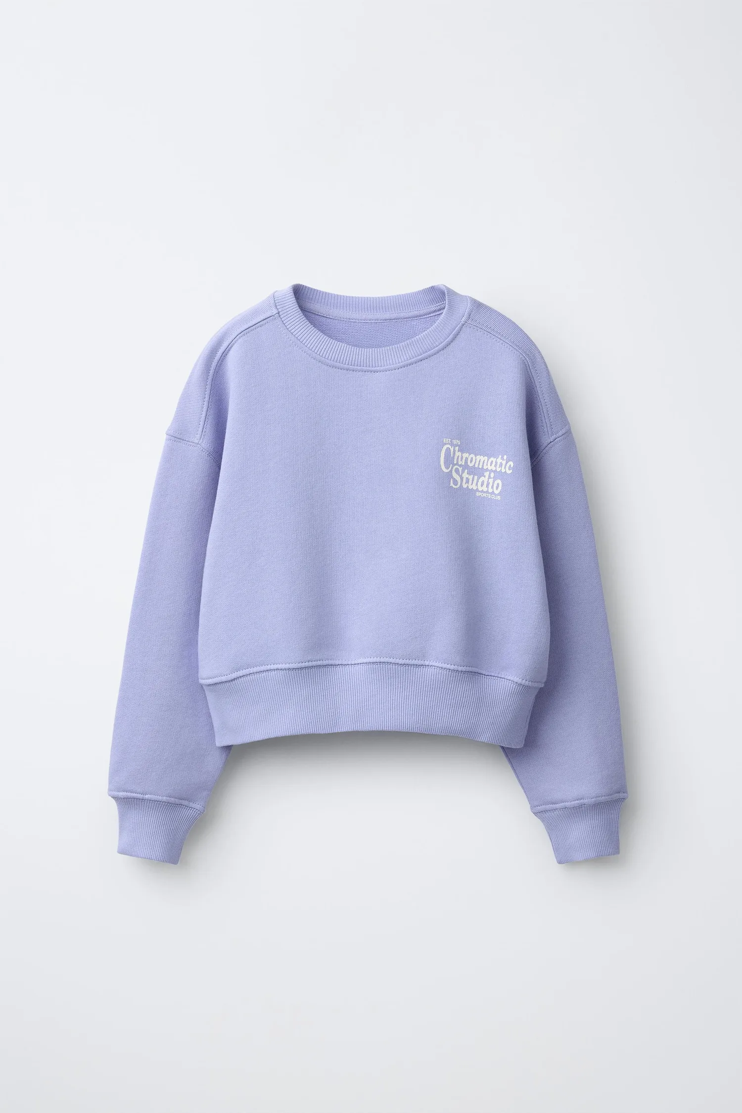 Толстовка с принтом с лозунгом Zara, синий