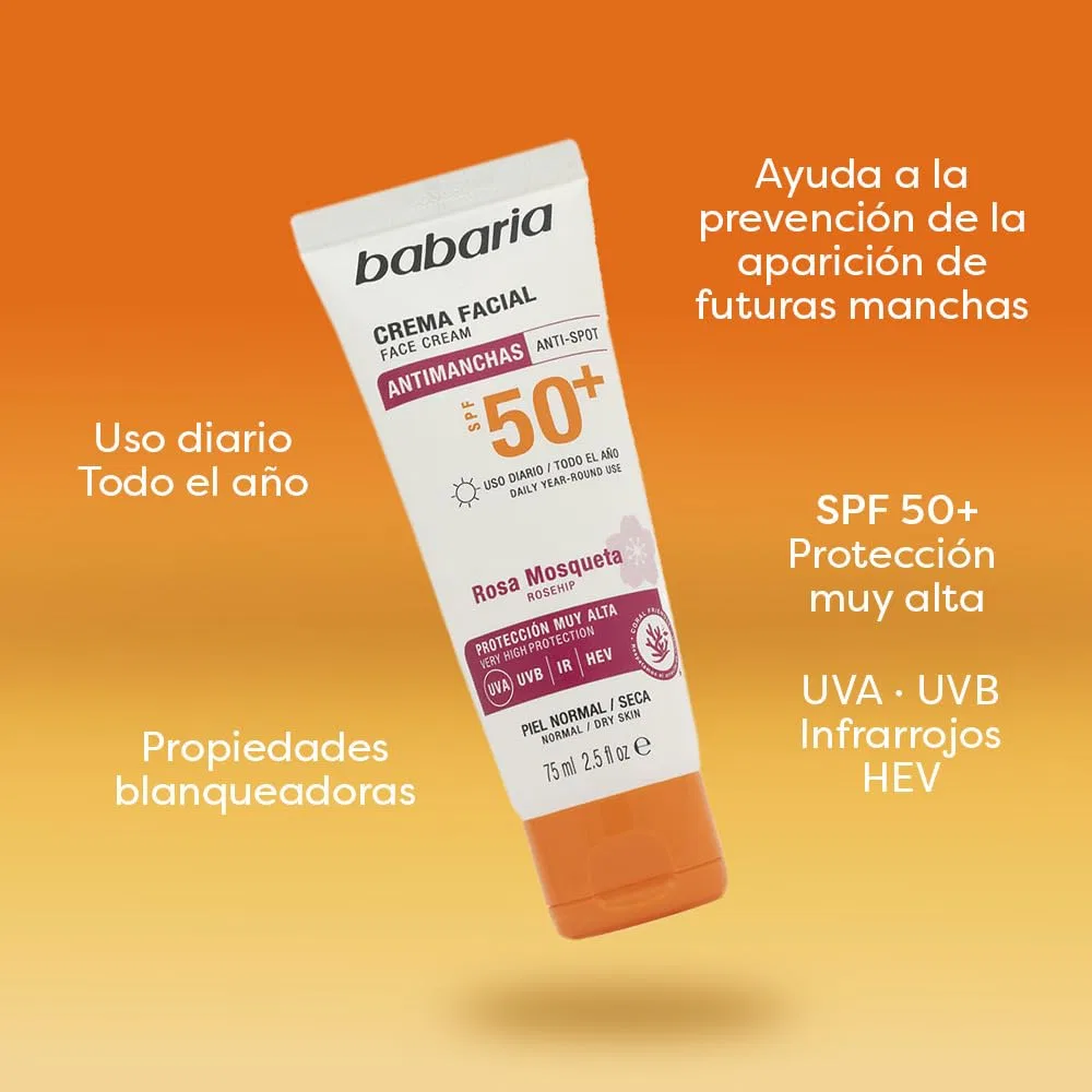 Солнцезащитный флюид для лица и декольте «Anti-Stain» SPF 50+ от Babaria, 75 мл Babaria — фото 2