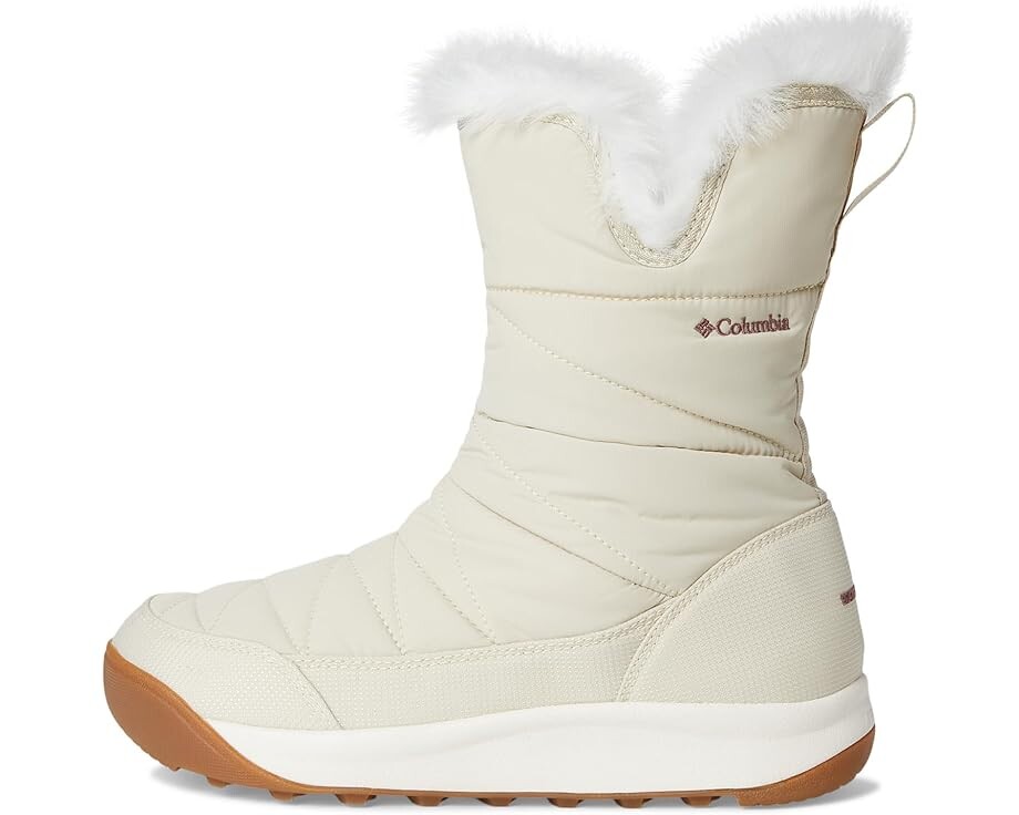 Женские сапоги Columbia Minx V стеганые водонепроницаемые, бежевый — фото 4