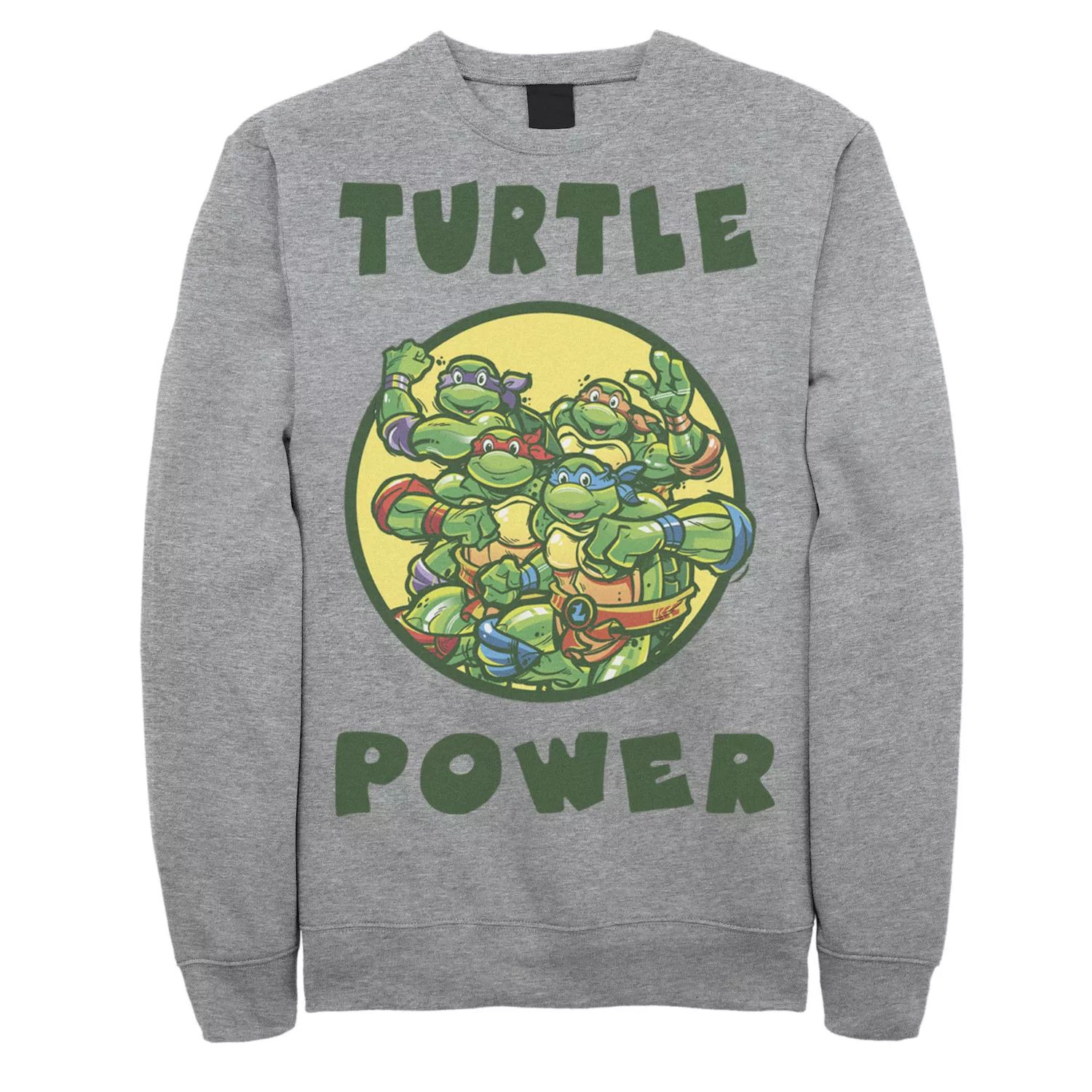 

Мужской свитшот с надписью Teenage Mutant Ninja Turtles Group Shot Turtle Power Licensed Character