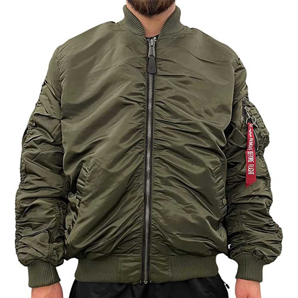 

Куртка Alpha Industries Ma-1 Os Puckered, зеленый