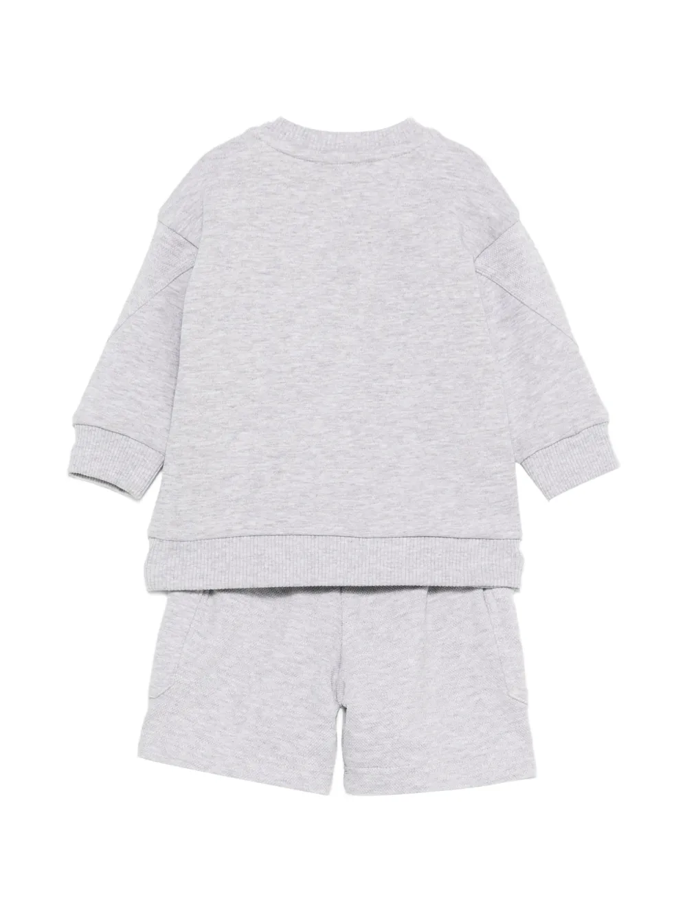 Комплект из шортов с карманами Givenchy Kids, серый — фото 2