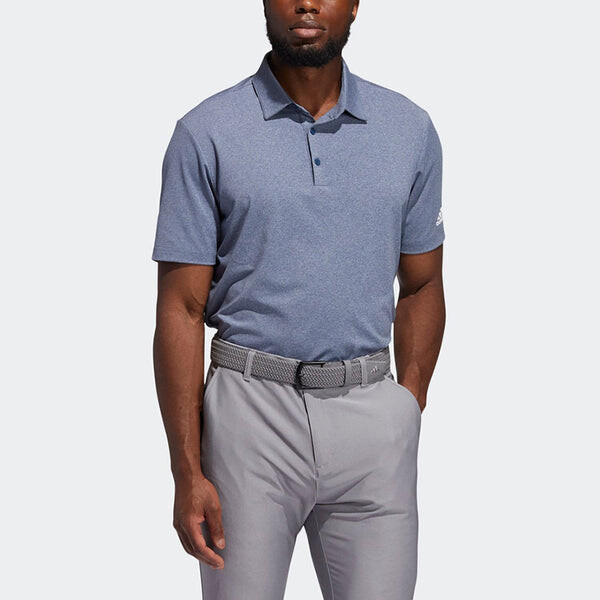 Футболка adidas Golf Sports Short Sleeve Polo Shirt Navy Blue, синий — фото 2