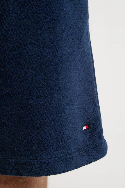 Шорты из футера Tommy Hilfiger, темно-синий — фото 4