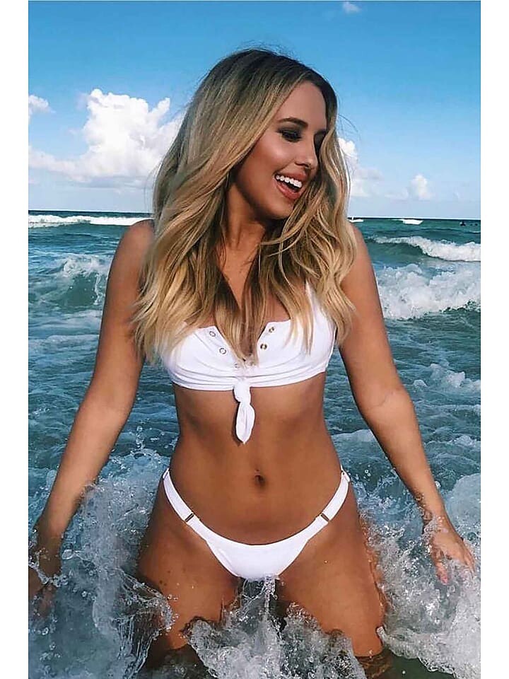 

Верх бикини Angelsin Bikini-Oberteil, белый