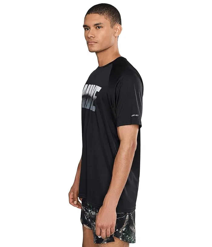 Футболка с коротким рукавом Nike Hydroguard Dip Dye Dri-FIT UV, Black — фото 3