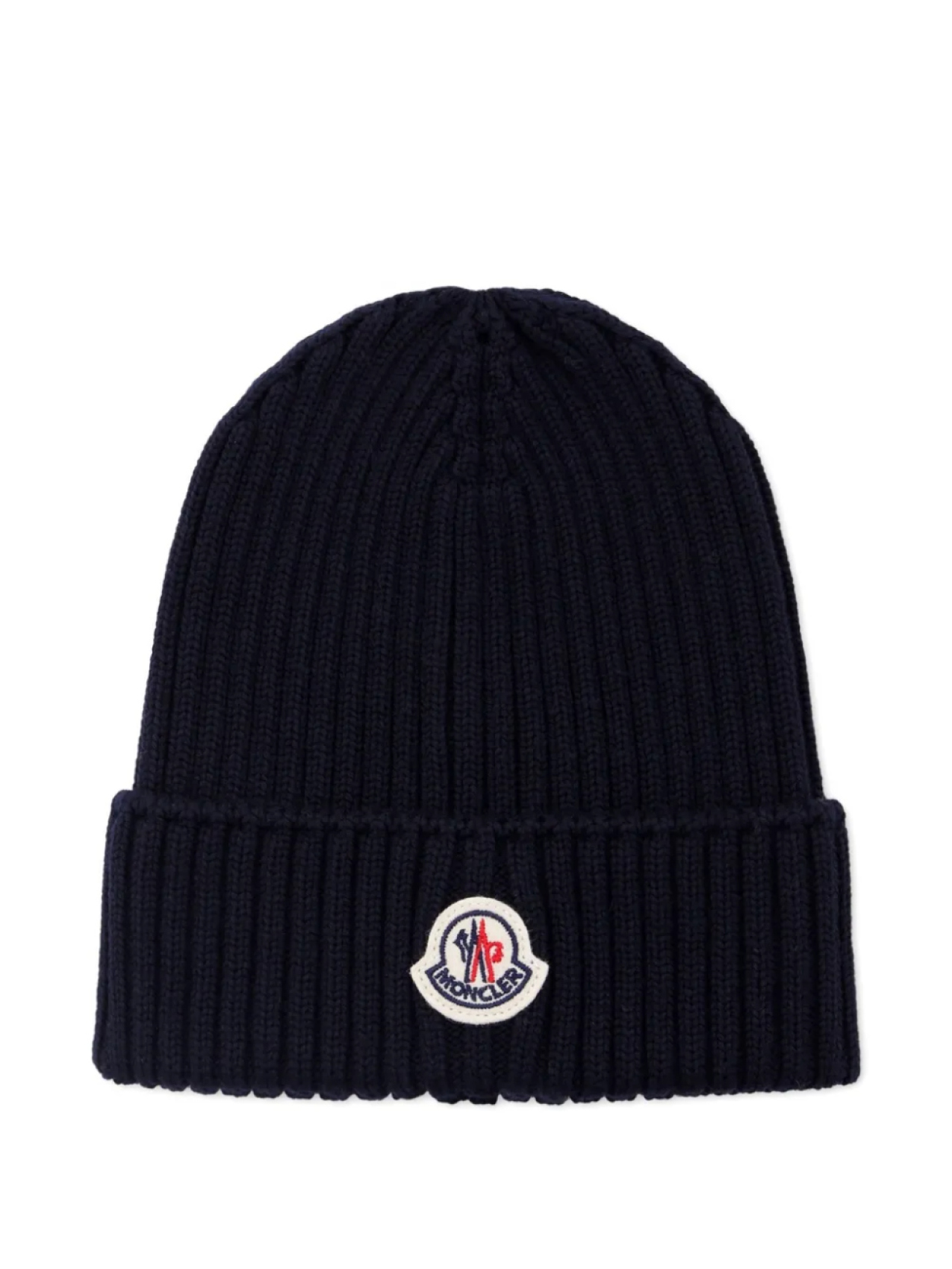 

Шапка-бини в рубчик Moncler Enfant, синий