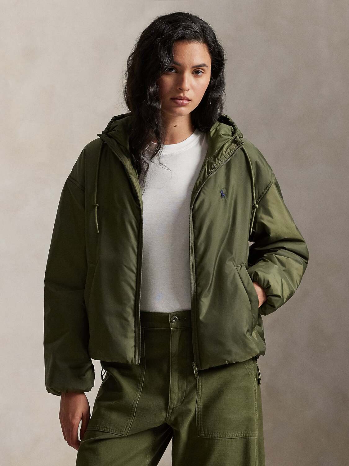Polo Ralph Lauren Куртка для межсезонья в цвете Olive — фото 4
