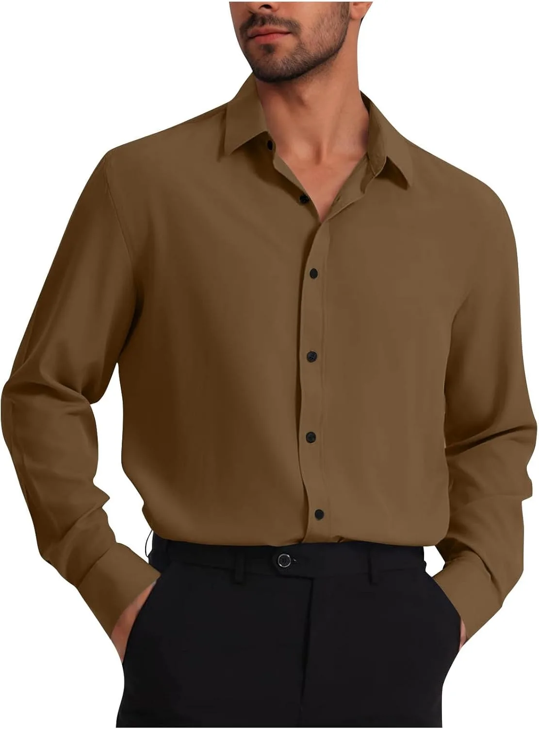 

Мужская рубашка с длинным рукавом Wrinkle Free Regular Fit