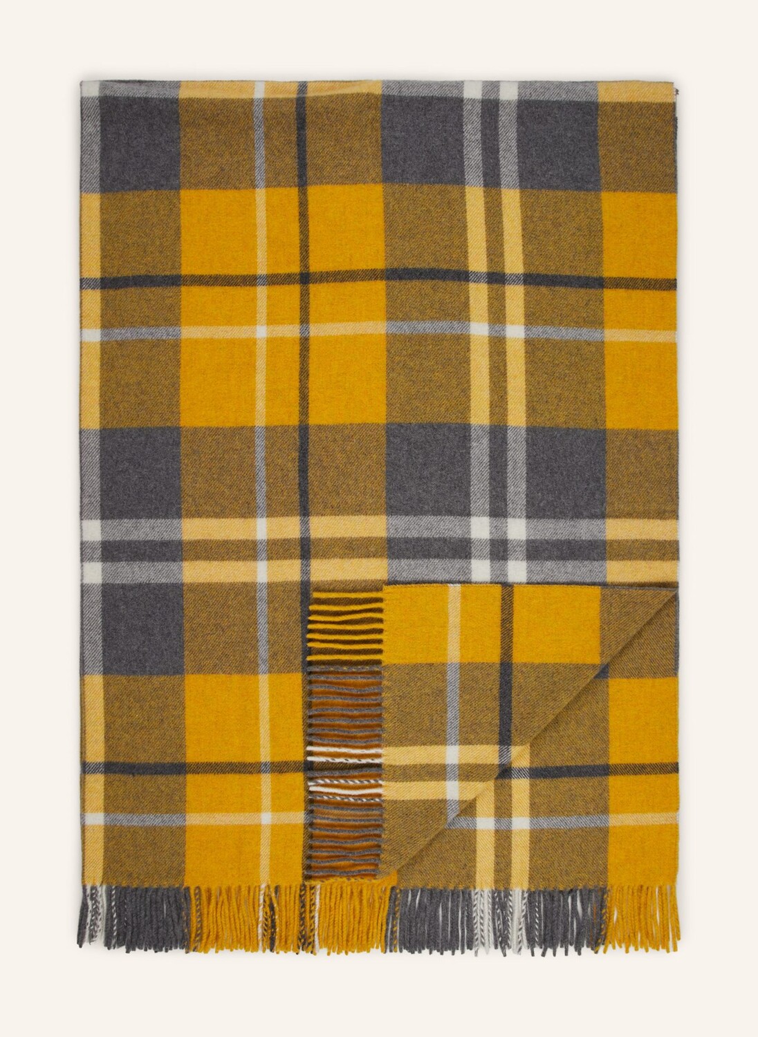 

Плед Eb Home, 130x190 см, цвет gelb/grau