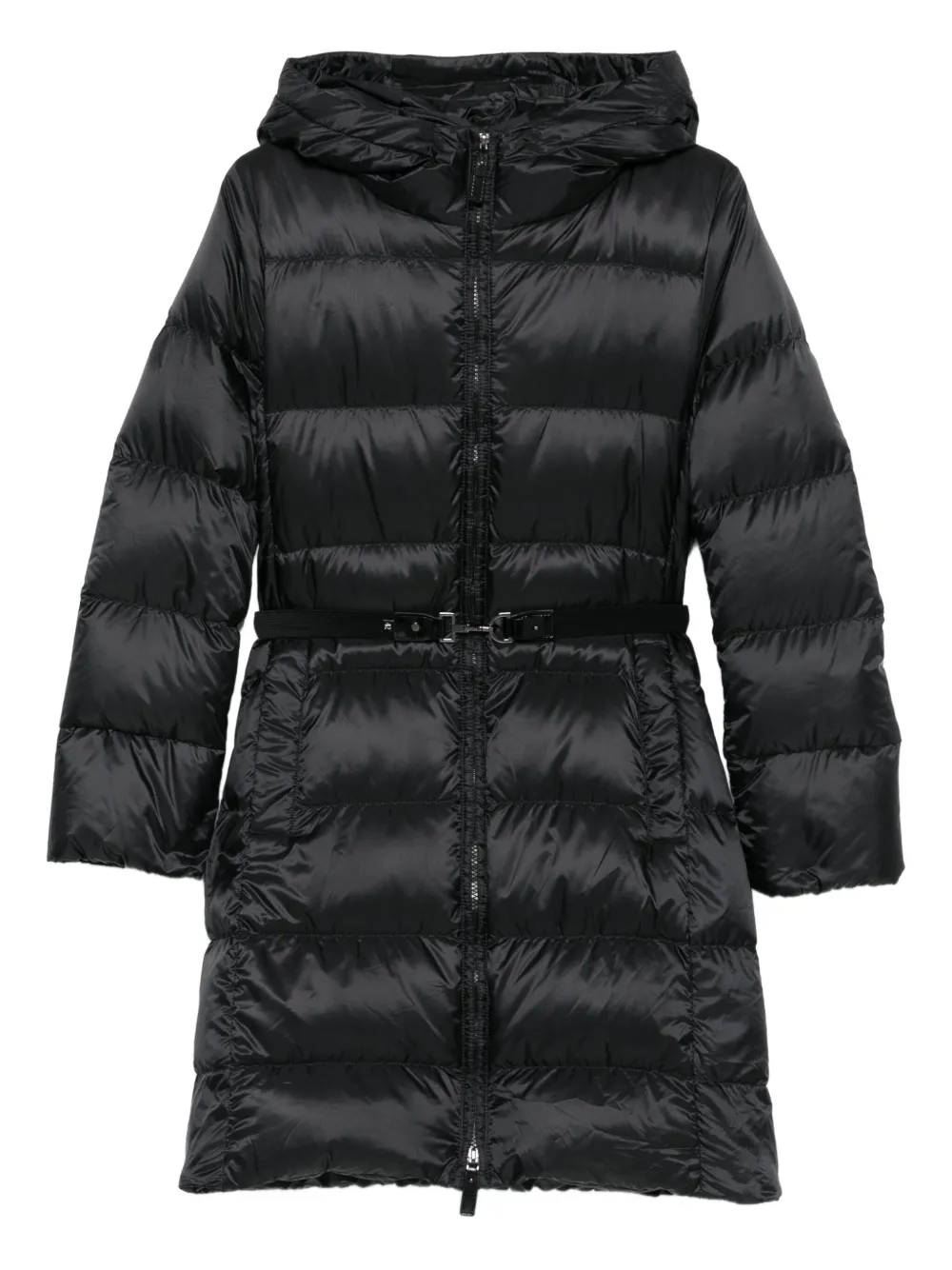 

Пальто с капюшоном и поясом 'S Max Mara, черный