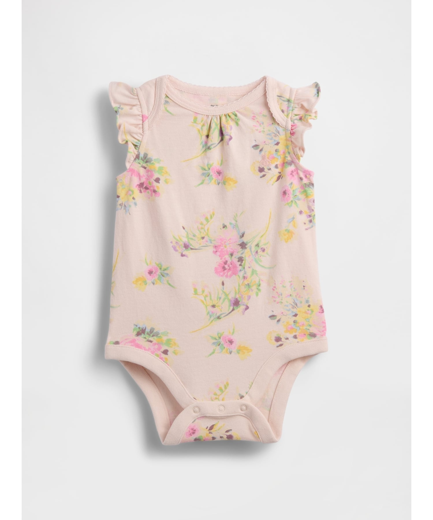 Комбинезон PRINT JRSY SL FF SINGLE BS Gap, SP26 PASTEL MLT FLORAL