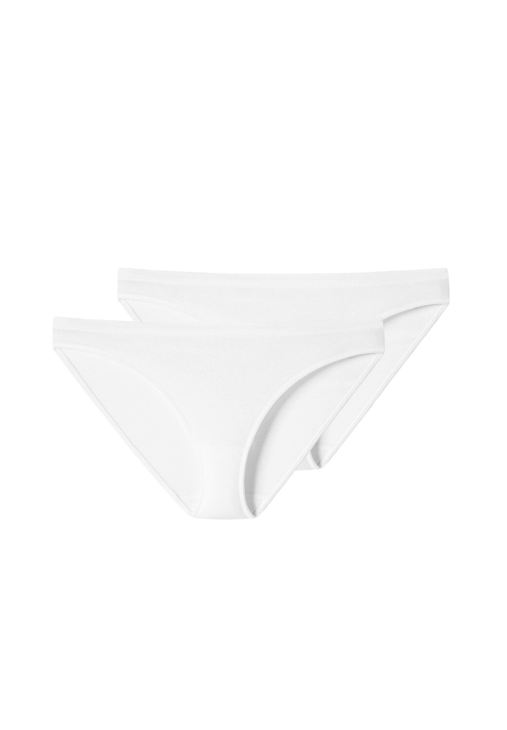 

Женские трусы, комплект из 2 шт. - мини-трусы, трусы, хлопок стрейч 95/5, однотонный SCHIESSER